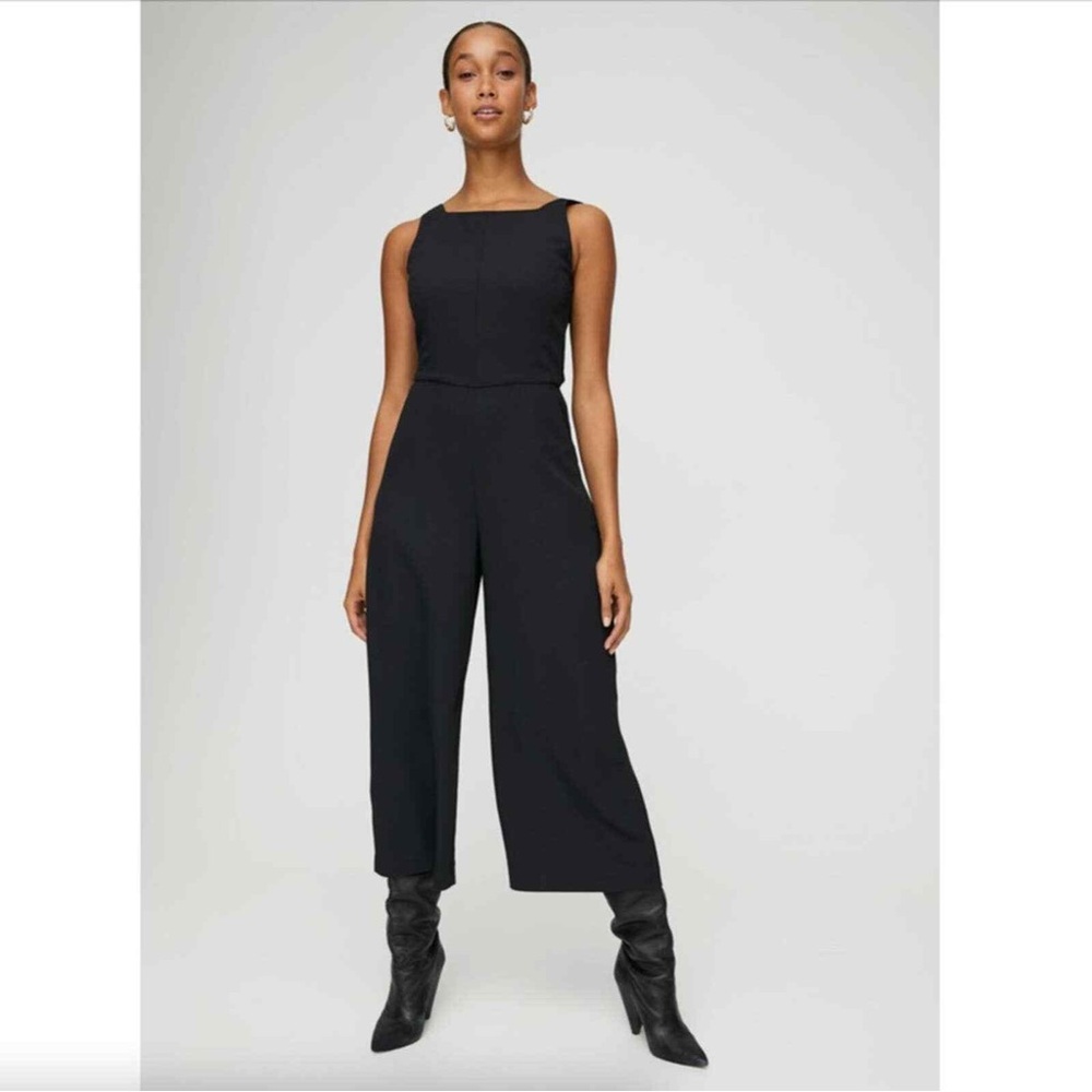 Aritzia Wilfred Ecoulement Tie Back Jumpsuit Size 8 NWOT